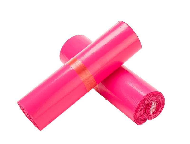 务川玫红色快递袋-02